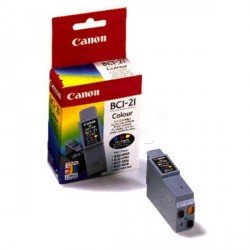 ORIGINAL Canon 0955A350 / BCI-21 C - Cartouche d'encre couleur