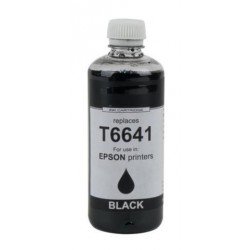 COMPATIBLE Epson C13T66414A / T6641 - Flacon d'encre noire