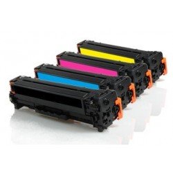 PROMO Pack de 4 toners compatibles HP CF540X-CF543X - Toner MultiPack