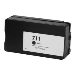 COMPATIBLE HP CZ133A / 711 - Cartouche d'encre noire