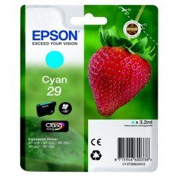 ORIGINAL Epson C13T29824012 / 29 - Cartouche d'encre cyan