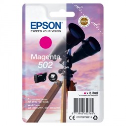 ORIGINAL Epson C13T02V34010 / 502 - Cartouche d'encre magenta