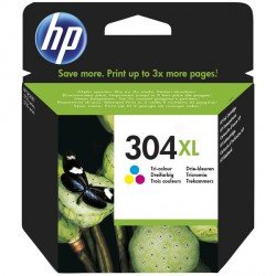 ORIGINAL HP N9K07AE / 304XL - Cartouche à tête d'impression couleur