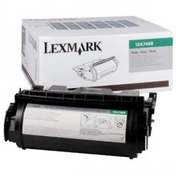 ORIGINAL Lexmark 12A7632 - Toner noir