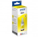 ORIGINAL Epson C13T664440 / 664 - Bouteille d'encre jaune