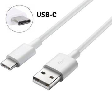 Câble de connexion USB - USB-C Blanc