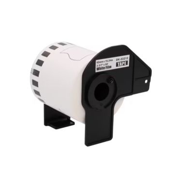 Étiquettes compatible - Brother DK22212 - blanche