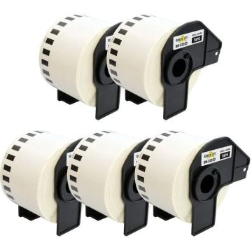 Étiquettes compatible - Brother DK22223 - blanche