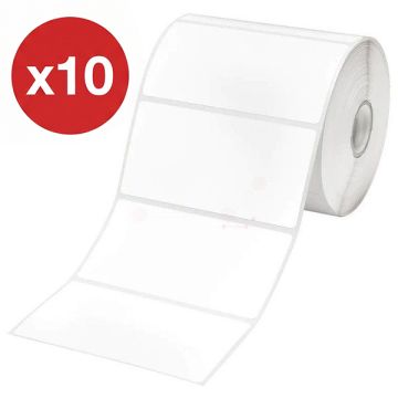 Étiquettes compatible - Brother RDS03E1 - blanche - pack de 10