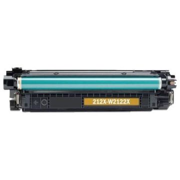 Toner compatible - HP W2122X / 212X - jaune