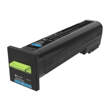 Toner compatible - Lexmark 72K0X20 - cyan