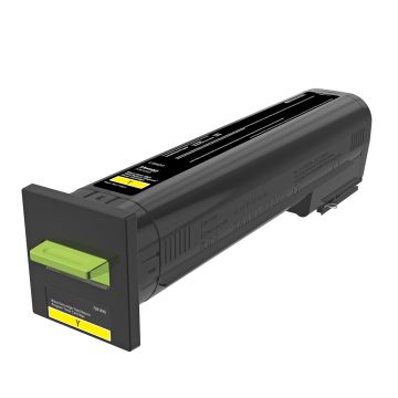 Toner compatible - Lexmark 72K0X40 - jaune