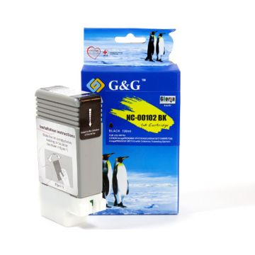 Cartouche compatible - Canon 0895B001 / PFI-102 BK - noire