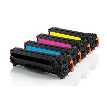 Toners compatibles - HP CF 400-3 X / 201X - (BK,C,M,Y) - pack de 4