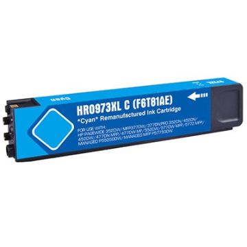 Cartouche compatible - HP F6T81AE / 973X - cyan