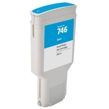 Cartouche compatible - HP P2V80A / 746 - cyan