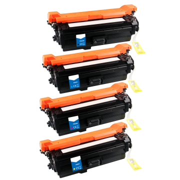 Toners compatibles - HP CE400X-A / 507X-A - BK,C,M,Y - pack de 4