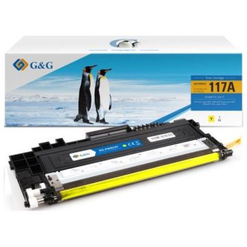 Toners compatibles - HP W2070-3 / 117A - BK,C,M,Y - pack de 4