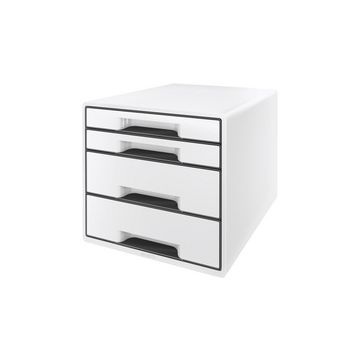 LEITZ Bloc de classement WOW CUBE, 4 tiroirs, blanc perlé/