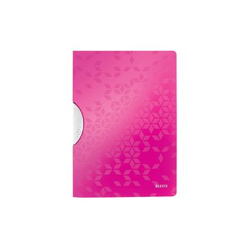 LEITZ Chemise à clip WOW ColorClip, A4, PP, rose métallisé LEITZ Chemise à clip WOW ColorClip, A4, PP, rose métallisé