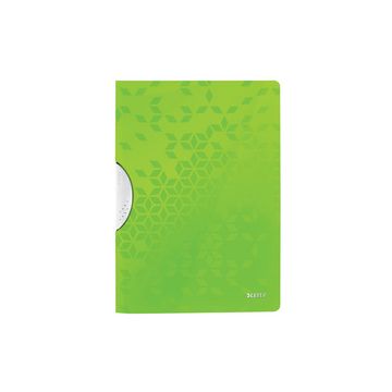 LEITZ Chemise à clip WOW ColorClip, A4, PP, vert métallisé