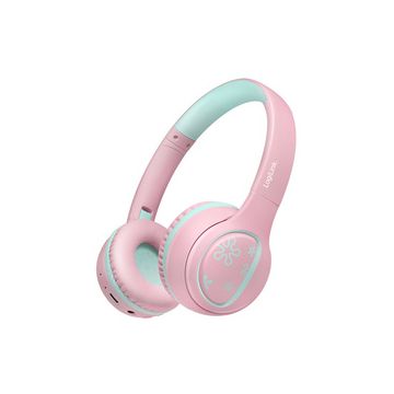 LogiLink Casque audio BT 5.4 MUSIC BUDDIES, rose