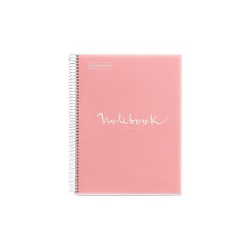 MIQUELRIUS Cahier à spirale "Notebook EMOTIONS", A4, corail