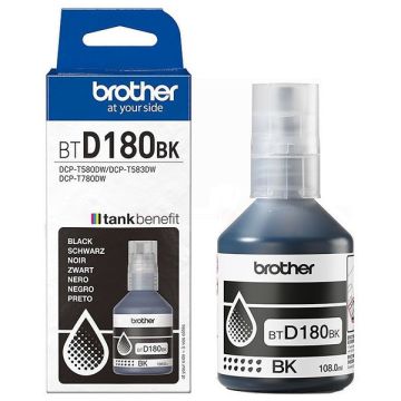 Bouteille d'encre d'origine - Brother BTD180BK - noire