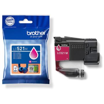Cartouche d'origine - Brother LC521M - magenta