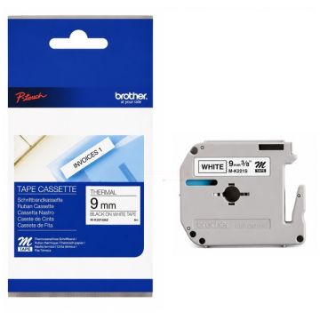 Ruban cassette d'origine - Brother MK221SBZ - noir, blanc
