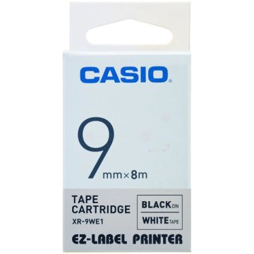 Ruban d'origine - Casio XR9WE1 - noir, blanc
