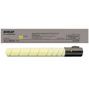 Toner d'origine - Develop ACV12D0 / TN-626 Y - jaune