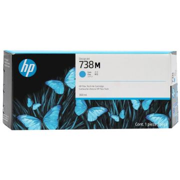 Cartouche d'origine - HP 676M9A / 738M - cyan