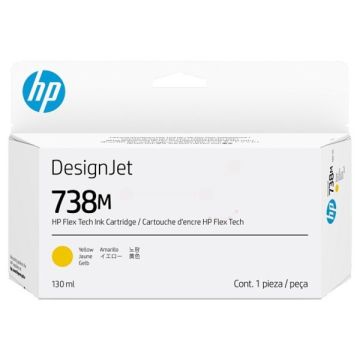 Cartouche d'origine - HP A24VPA / 738M - jaune Cartouche d'origine - HP A24VPA / 738M - jaune