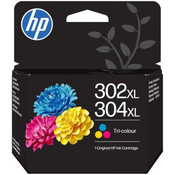 Cartouche d'origine - HP B7RT8AE / 302XL/304XL - multicouleur