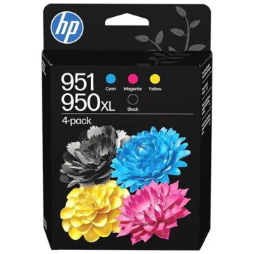 Cartouches d'origine - HP C3WK1AE / 950XL/951 - multipack 4 couleurs : noire, cyan, magenta, jaune