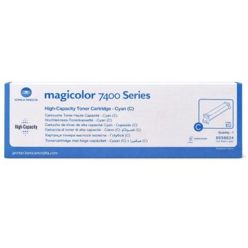 Toner d'origine - Konica Minolta 8938624 - cyan