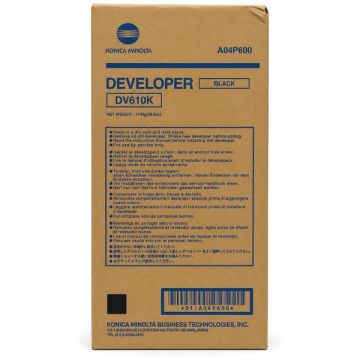 Développeur d'origine - Konica Minolta A04P600 / DV-610 K - noir
