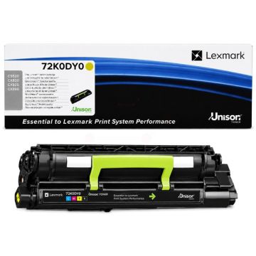 Unité développeur d'origine - Lexmark 72K0DY0 - jaune
