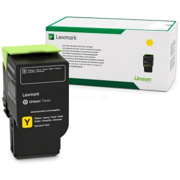 Toner d'origine - Lexmark 78C0X40 - jaune Toner d'origine - Lexmark 78C0X40 - jaune