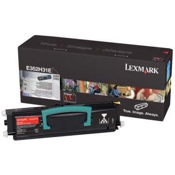 Toner d'origine - Lexmark E352H31E - noir