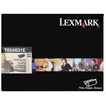 Toner d'origine - Lexmark T654X31E - noir