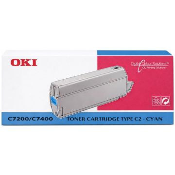 Toner d'origine - OKI 41304211 / TYPE C2 - cyan