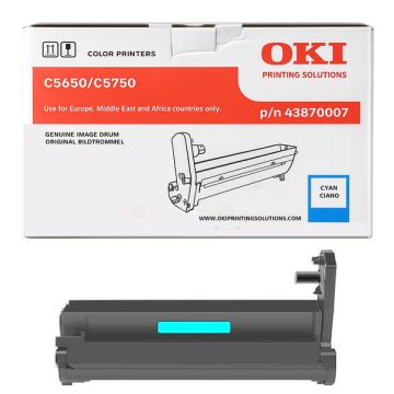 Tambour d'origine - OKI 43870007 - cyan