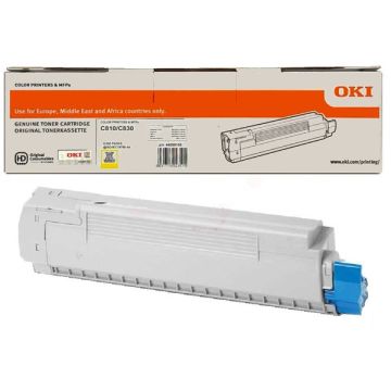 Toner d'origine - OKI 44059105 - jaune