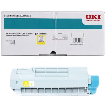 Toner d'origine - OKI 44318617 - jaune