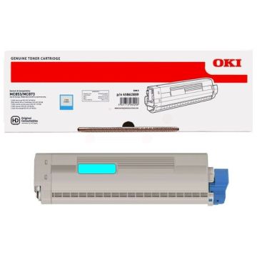 Toner d'origine - OKI 45862839 - cyan