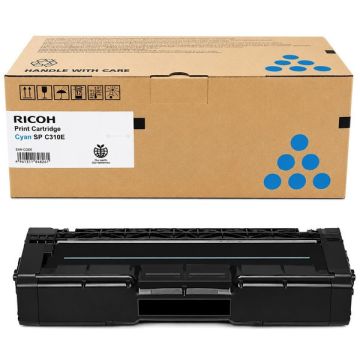 Toner d'origine - Ricoh 406349 / SPC 310 E - cyan