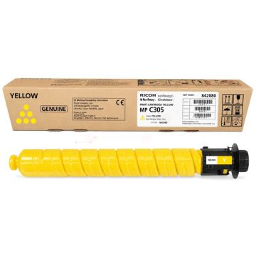 Toner d'origine - Ricoh 842080 / TYPE MPC 305 E - jaune