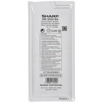 Développeur d'origine - Sharp MX51GVBA - noir